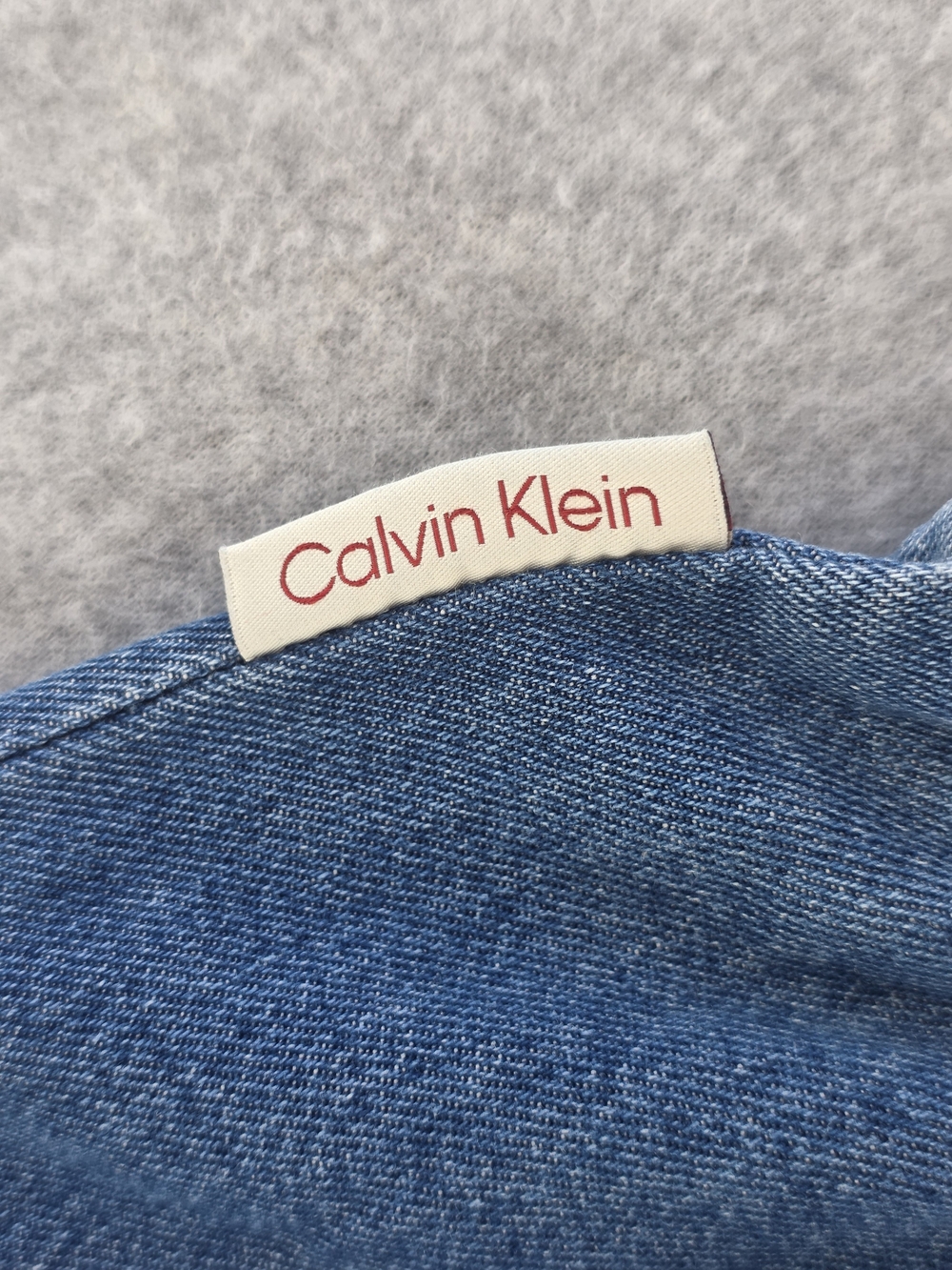 Calvin Klein Women's Blue Denim Pull-On Pants Suze L NWT - Picture 6 of 12